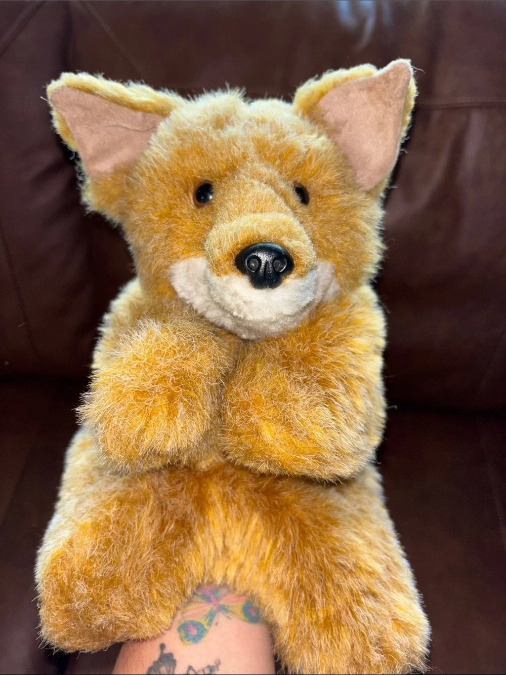 Fox 13” Puppet Plush Vintage Full Body Realistic